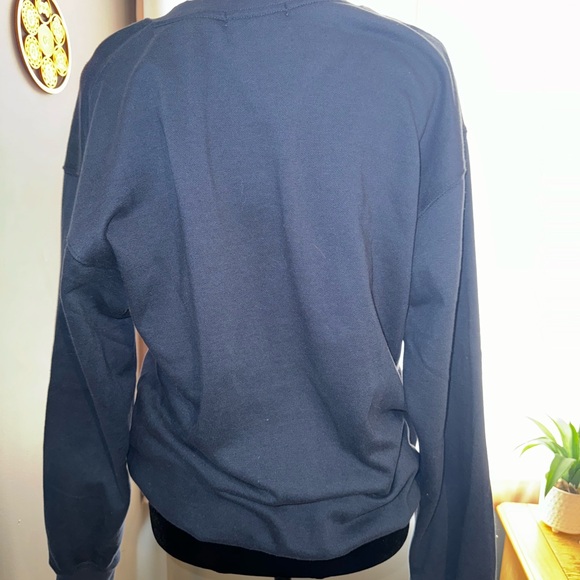 Graphic Sweater - Navy - Picture 7 of 9